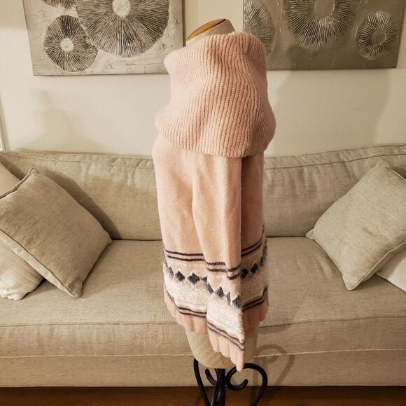 Caslon Fair Isle Convertible Cowl Neck Sweater - Picture 7 of 12